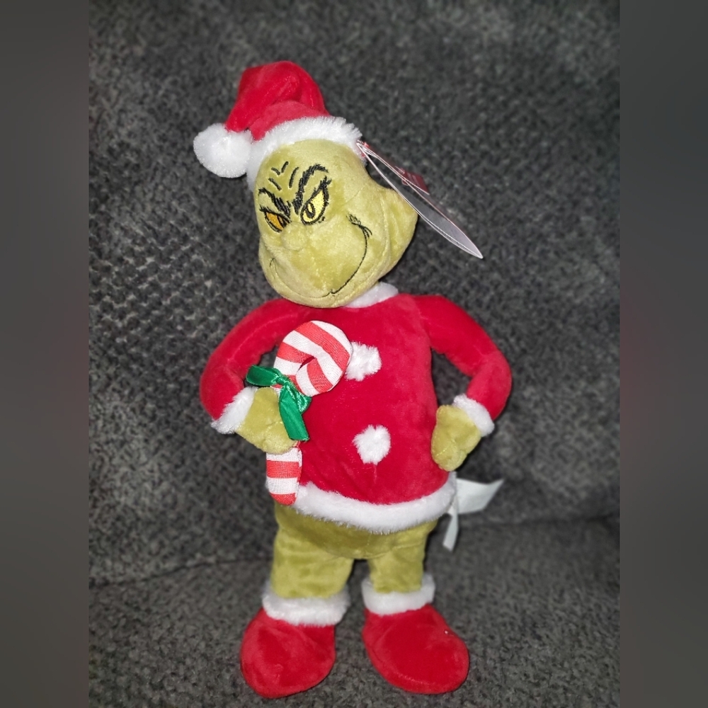 Dr. Seuss Grinch Plush Toy - Red and Green